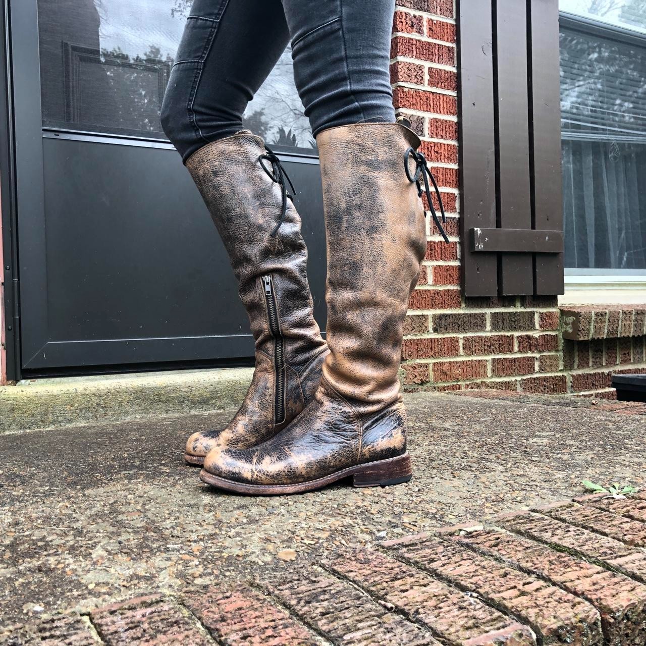 Bed Stu Manchester Hand Wash Leather Tall Riding Boots Women’s 7.5