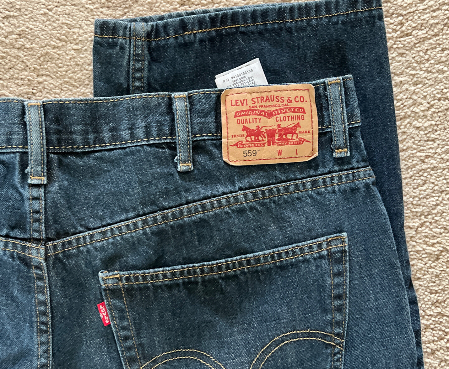 Levi’s 559 Men’s Relaxed Straight Jean 44×32