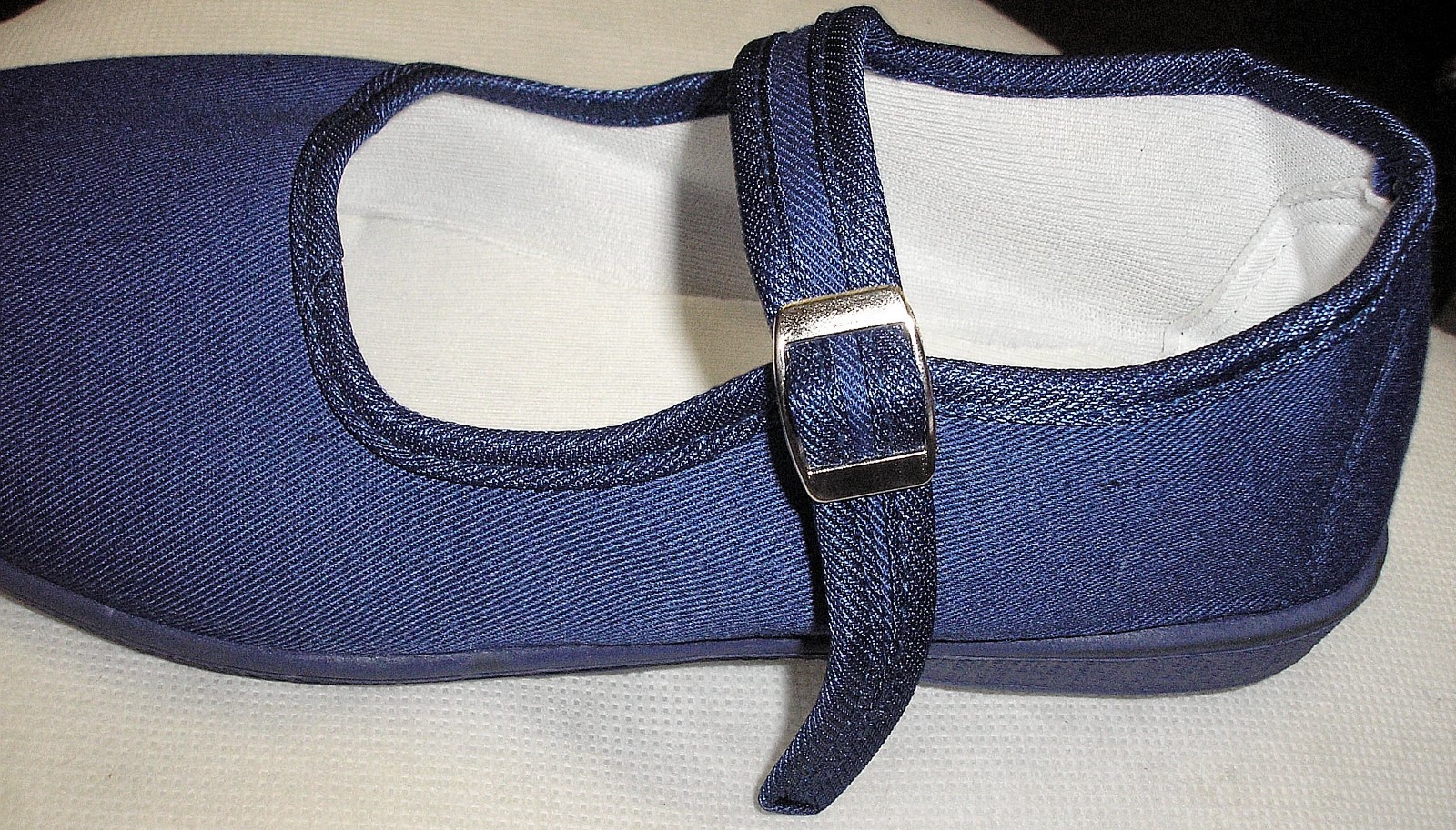 Adini -Mary Jane Ballet Cotton Canvas Yoga Shoes-Made In China-Blue
