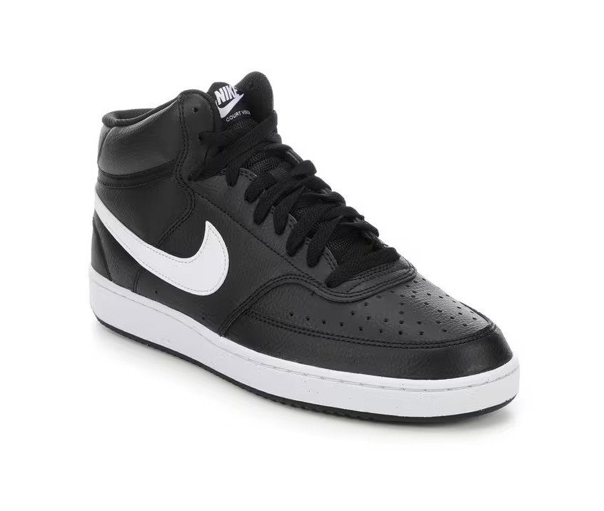 Nike COURT VISION MID NN DN3577-001 Men’s Black White Athletic Sneaker Shoes