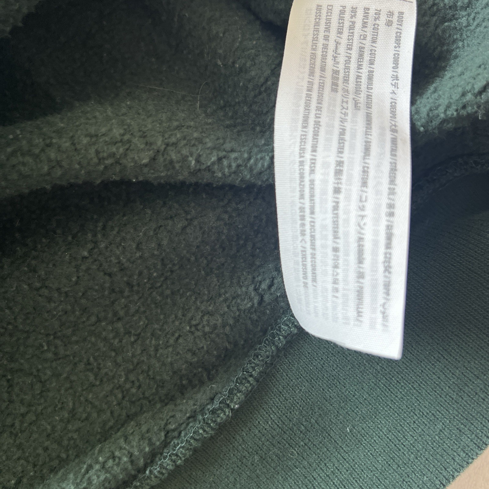 mock neck crew forest green cozy soft Abercrombie and Fitch sweatshirt classic