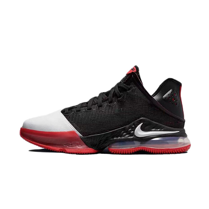 Nike LeBron James Shoes XIX Low White University Red Men’s Shoes DH1270-001