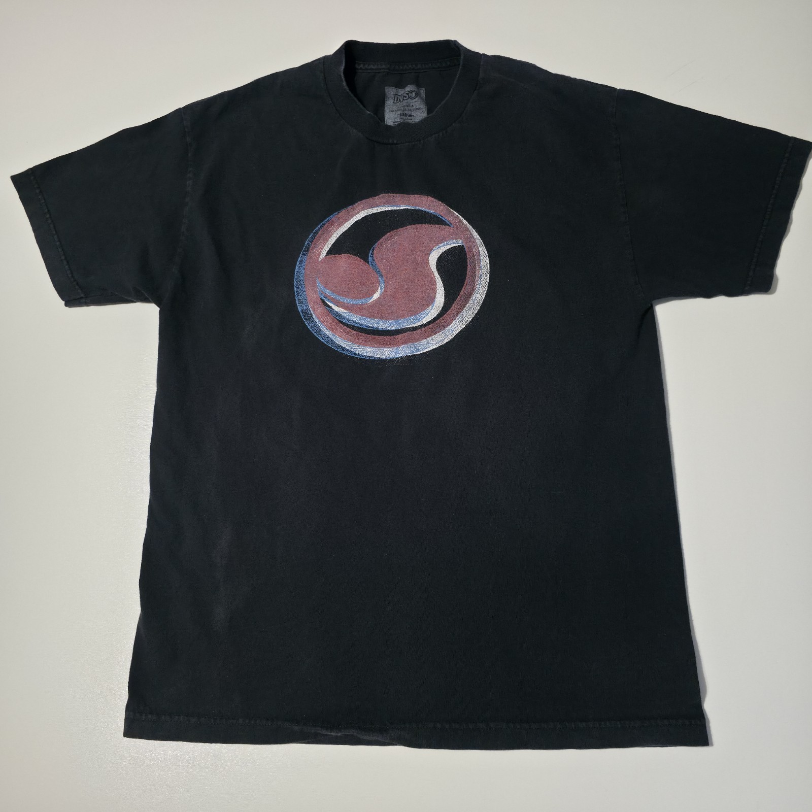 Vintage Y2K DVS Shoe Co Shirt Mens Large Black Skate Logo Made USA 2000s Tee