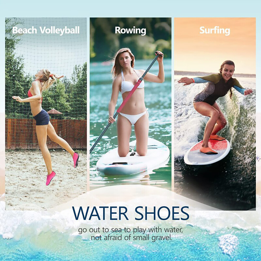 Womens Mens Water Shoes Anti Slip Barefoot walking Socks Sports Surf Beach Swim