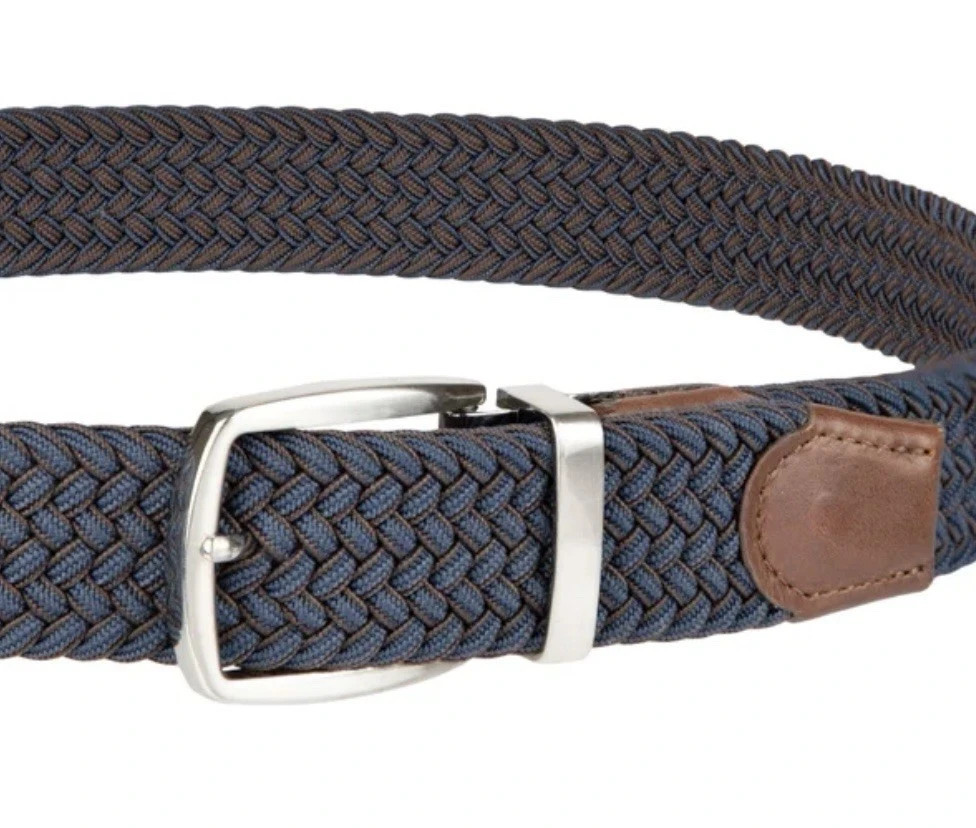 Tommy Bahama Men’s Stretch Braided Reversible Belt Adjustable Fit