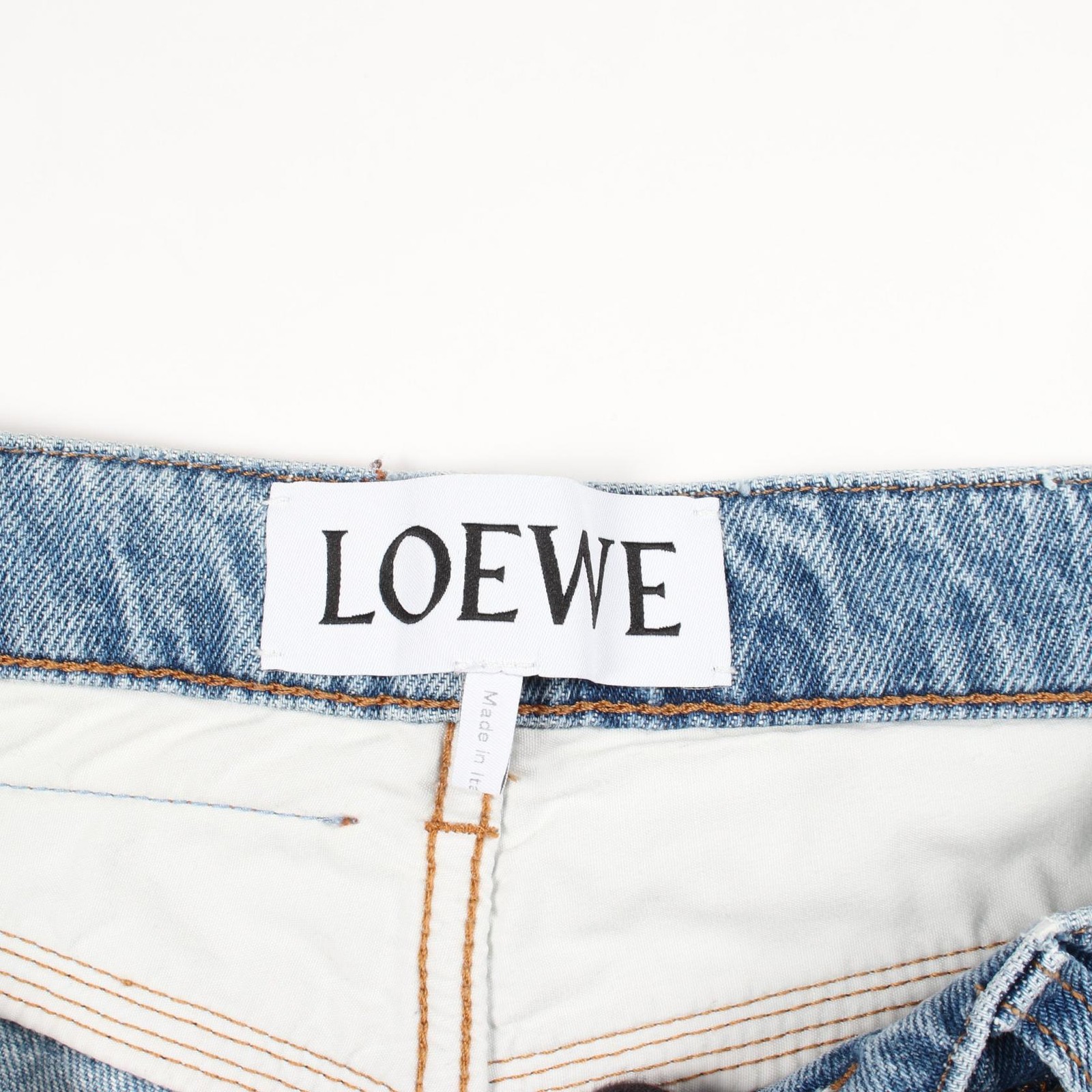 Loewe Cotton Denim Pants – DUTY FREE