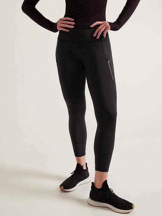 ATHLETA Rainier 7/8 Tight M Medium | Black Legging #985342 NEW