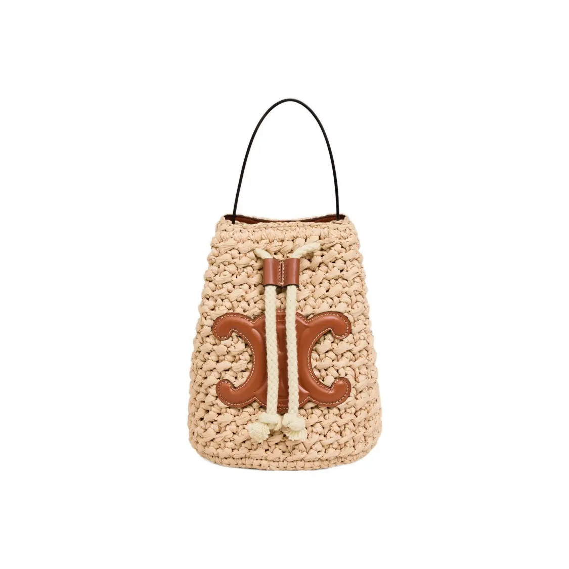 CELINE Triumphal Arch Logo Handbag For Women 6x6x7.4 in