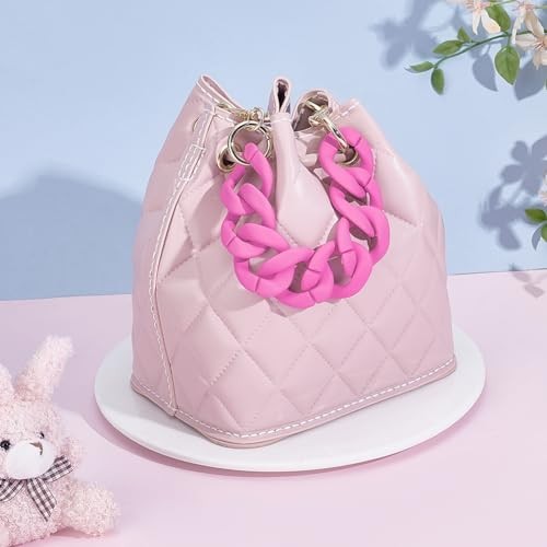 11 Inch Purse Chain 1.3 inch Wide Decorative Bag Chain Cute Bag Strap Acrylic