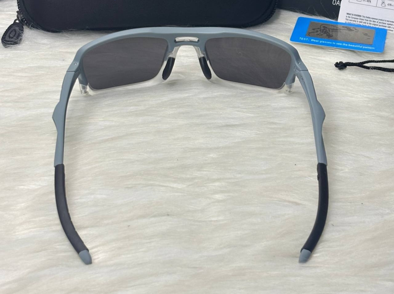 Oakley Triggerman Sunglasses Sport Gray Frame/Gray Mirrored Lenses 9314 Style