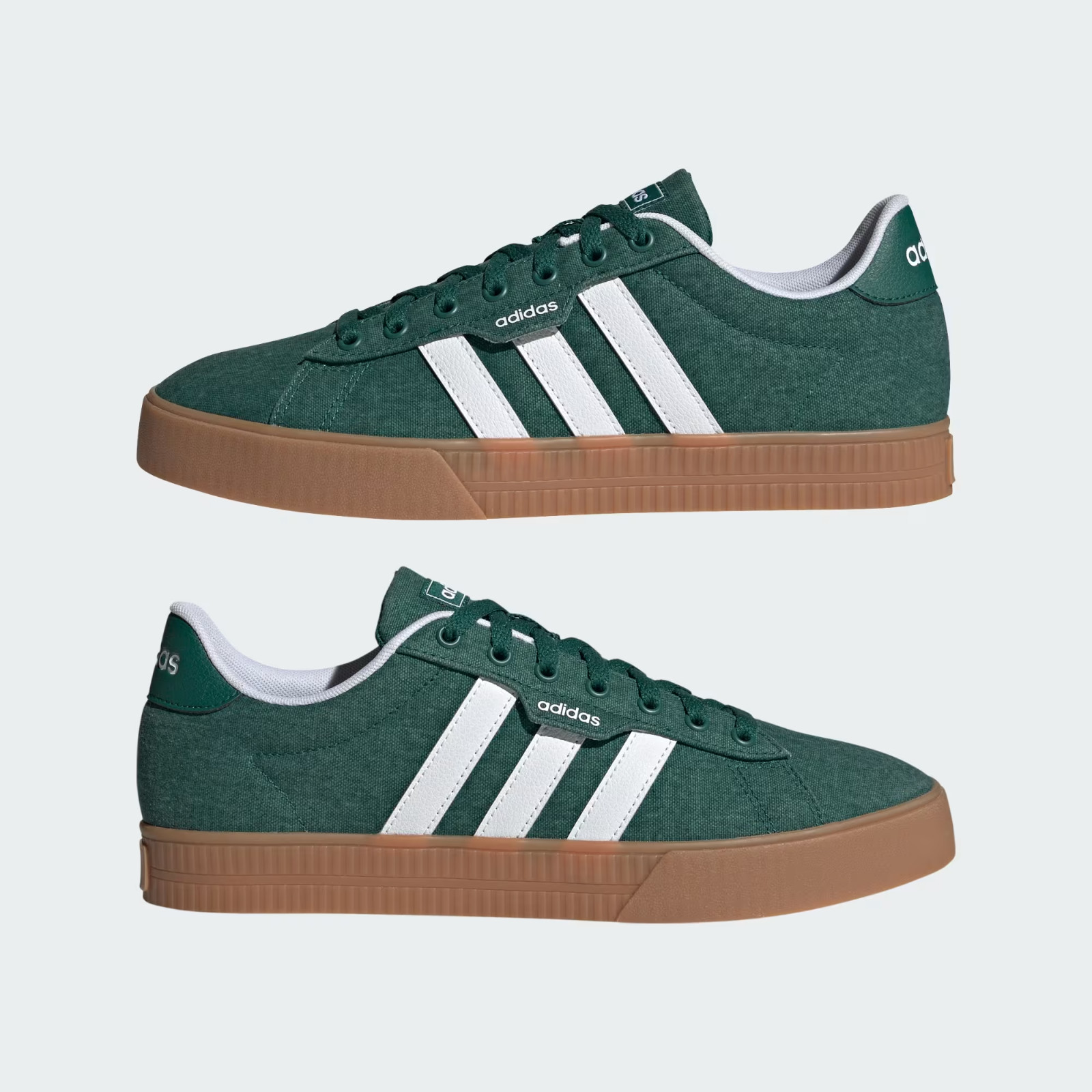adidas 3.0 Daily Sneaker Men’s IF7487 Collegiate Green Gum Skate