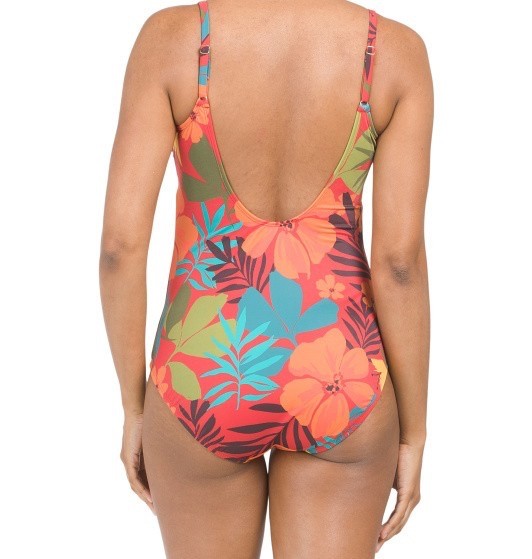 DREAMSUITS MIRACLE BRANDS Tahitian Nights Morgan One-piece Swimsuit Size 10