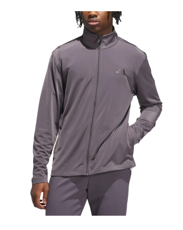 Men’s Adidas Tricot Full Zip Track Jacket Gray Large BRAND NEW WITH TAGS