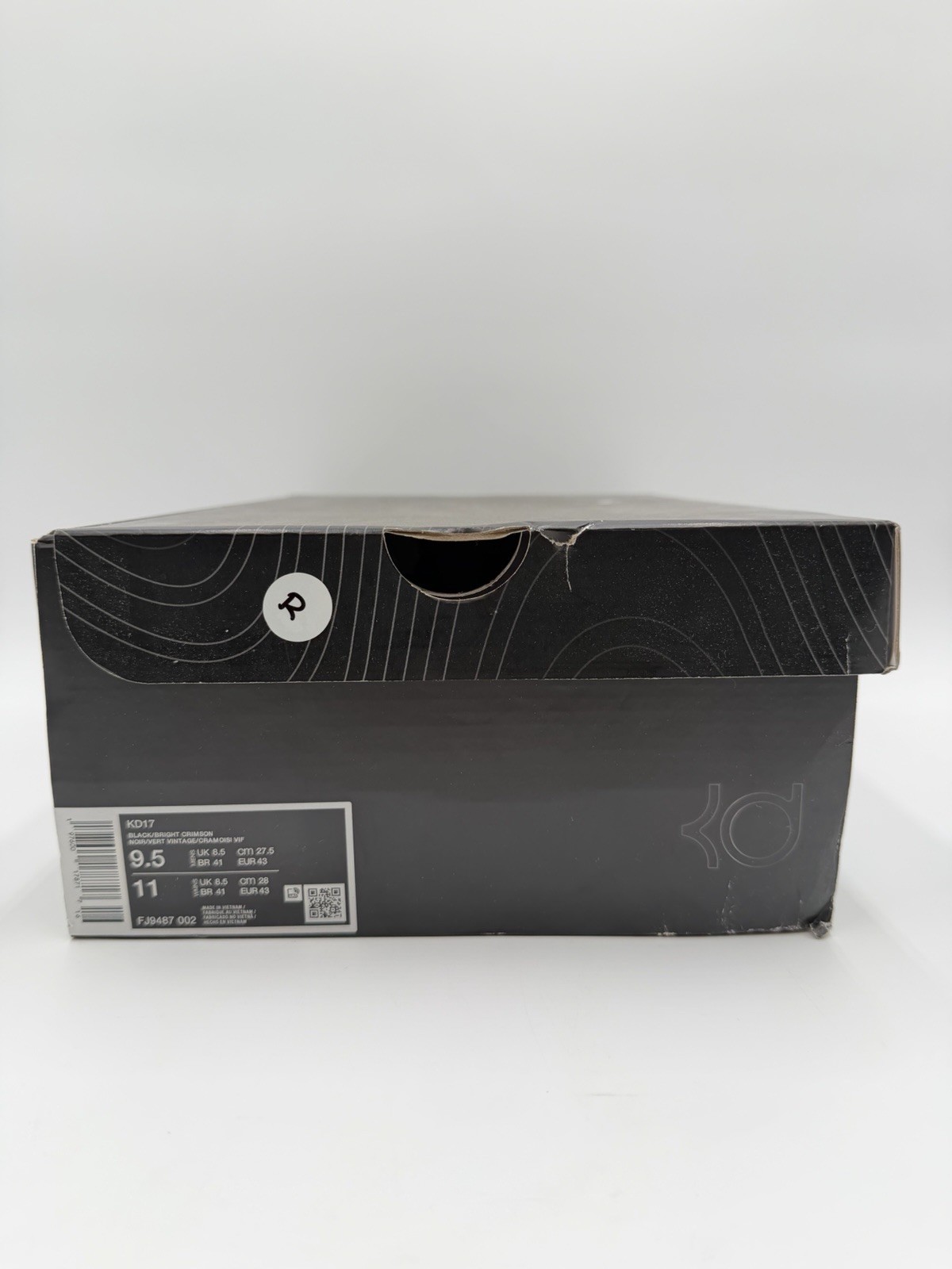 Nike Men’s KD17 Basketball Size 9.5 Black/Green |FJ9487-002|
