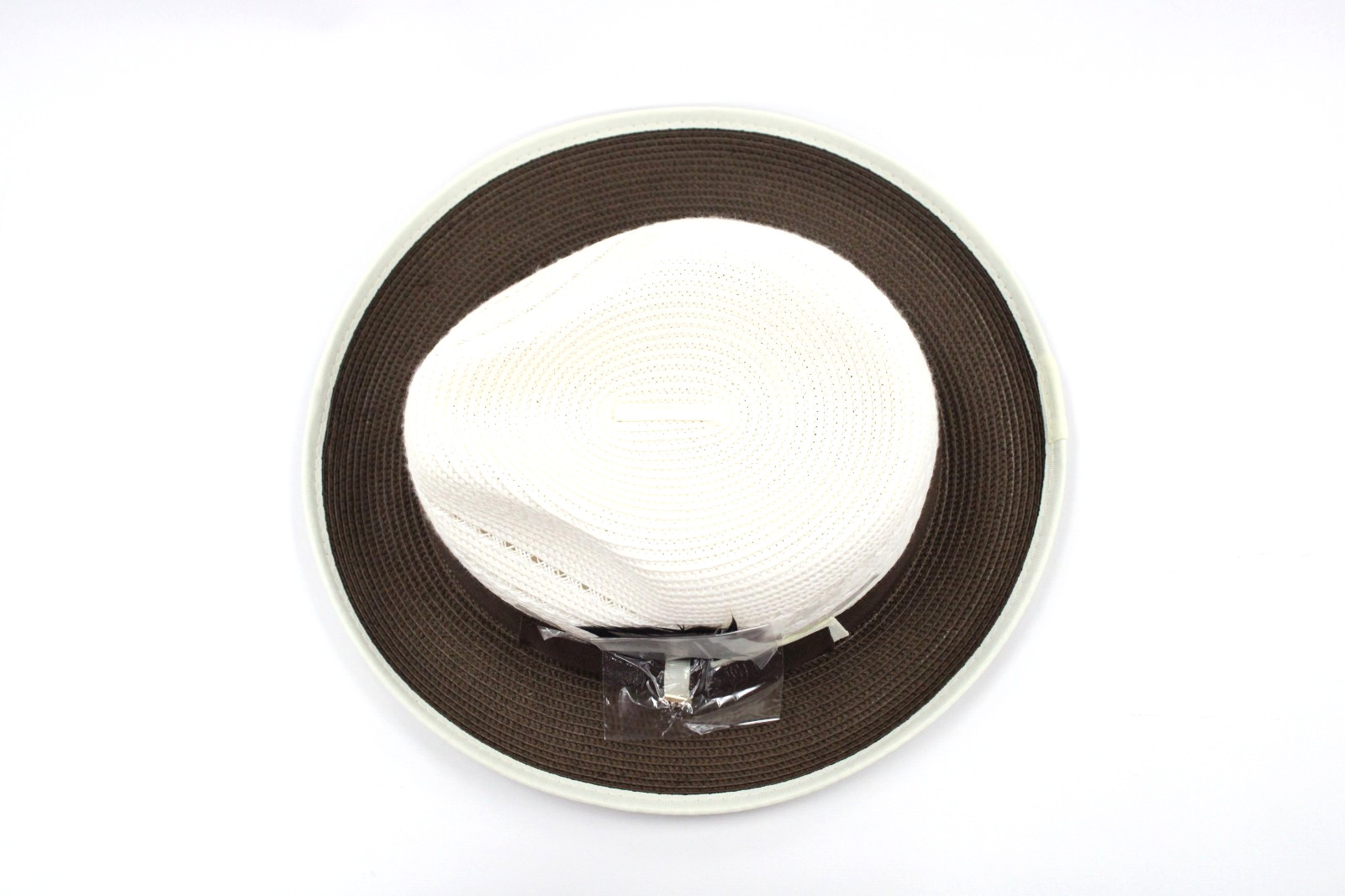 Men’s Bruno Capelo Fedora 100% Poly Braid Dark-Brown CV-893