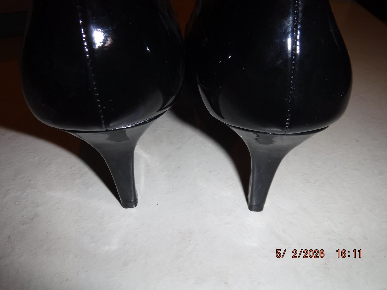 COMFORT PLUS PREDICTIONS SIZE 12W KARMEN BLACK WOMEN’S HIGH HEEL SHOES NEW w/BOX