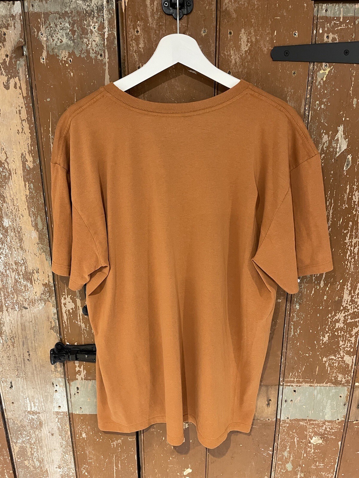 Stitches 108 Baseball Short Sleeve T-Shirt Top Cotton Mix Orange Men’s Size XL