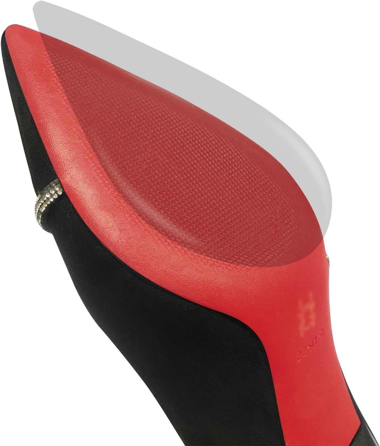 Shoe Sole Protectors Clear Self-Adhesive Cover for Sneakers High Heels 4 Pcs