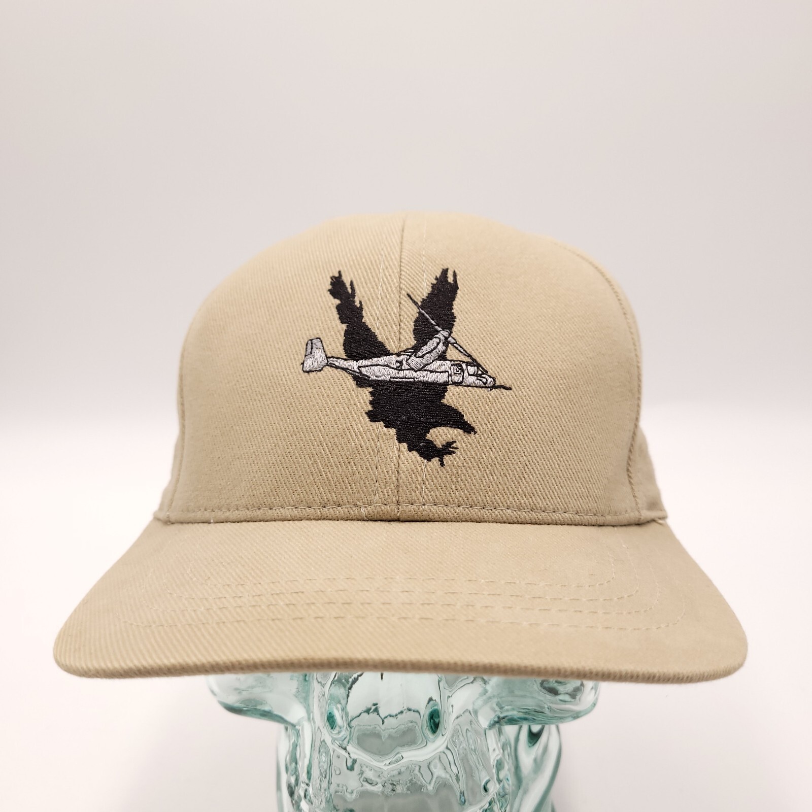 MV-22 Osprey Hat Cap Adjustable Snapback Tan Made In USA