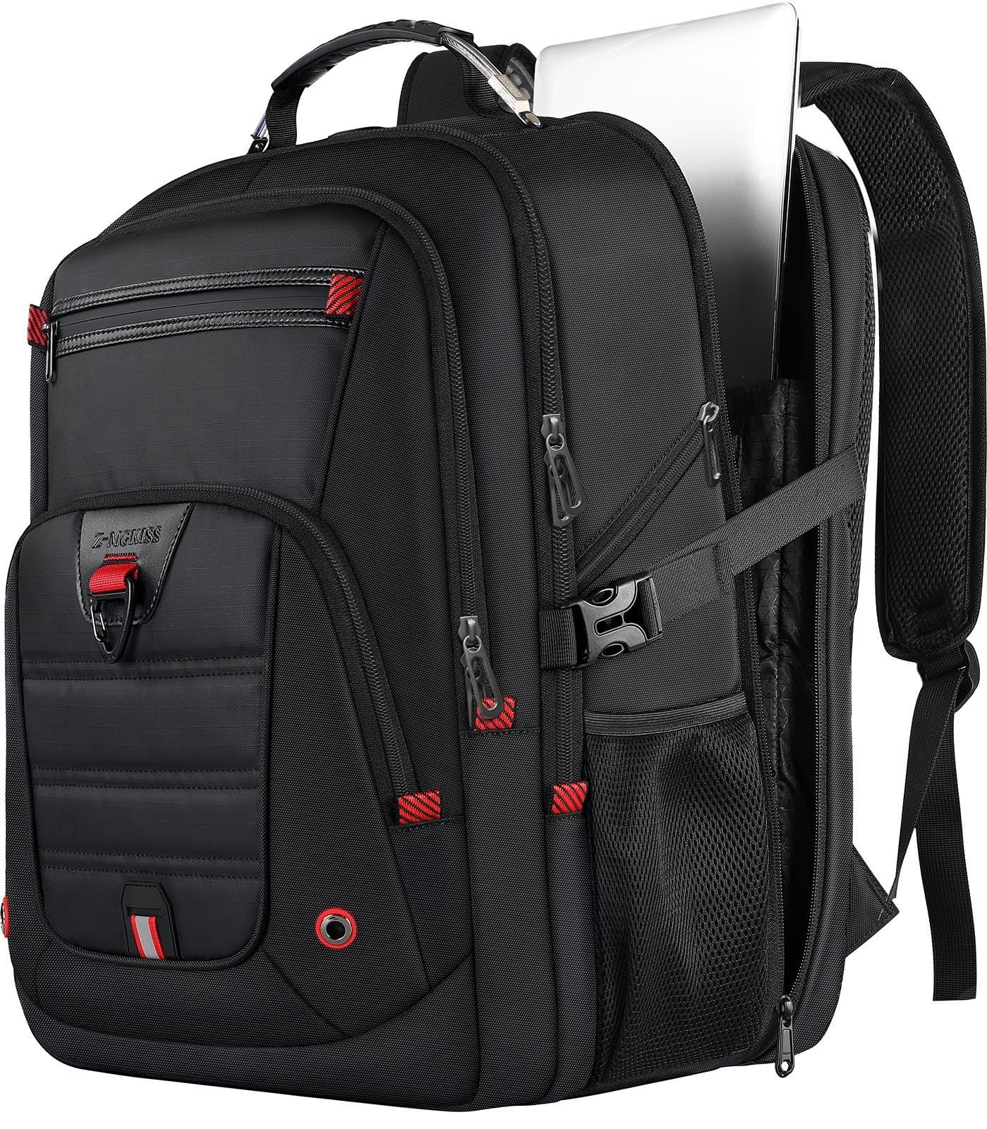 Z-MGKISS 52L Extra Large Travel Backpack for Men&Women, Fit 17.3″ Laptops