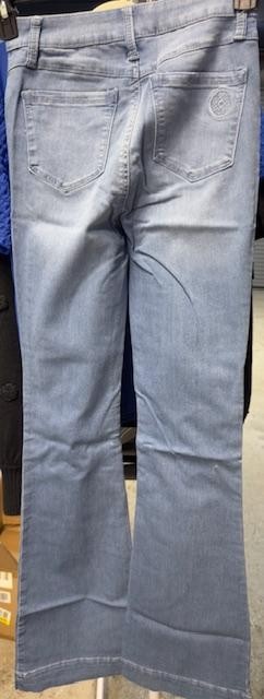 Laurie Felt – Silky Denim Flare Pull-On Stretch Jeans Size XXST