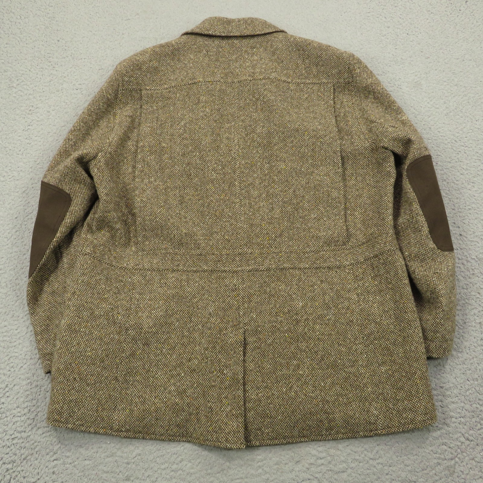 Orvis Jacket Men Large Tweed Elbow Patch Sport Coat Hunting Blazer Cruiser Fleck