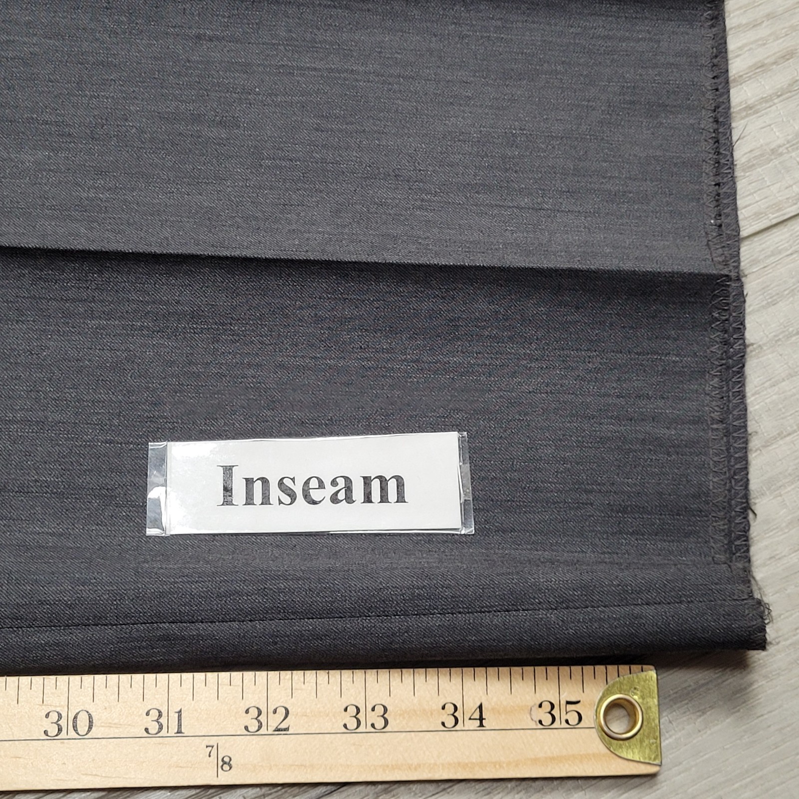 NWT Linea Natruale Pants Men 40 Gray 100% Wool Super 110’s Pleated Unhemmed