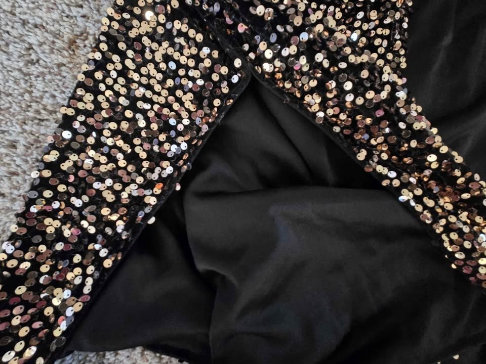 Torrid Gold Sequin Kimono One Size New with tags