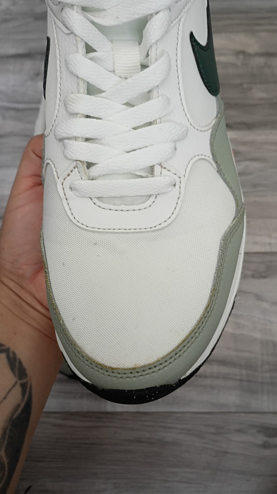 Nike Air Max SC Low Top Lace-Up Summit White/Jade Horizon/Vintage Green