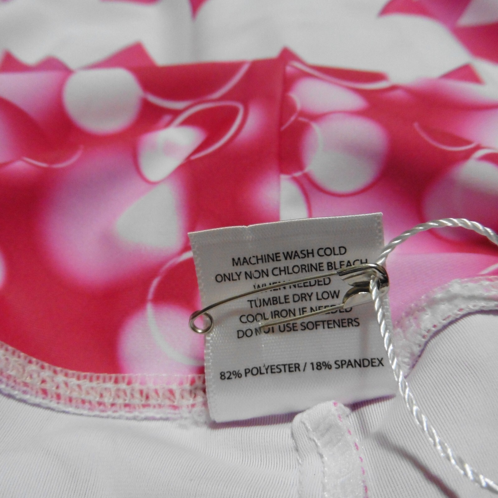 Skort Obsession Women’s XL Golf 18in Skort White Cure Breast Cancer Blemished