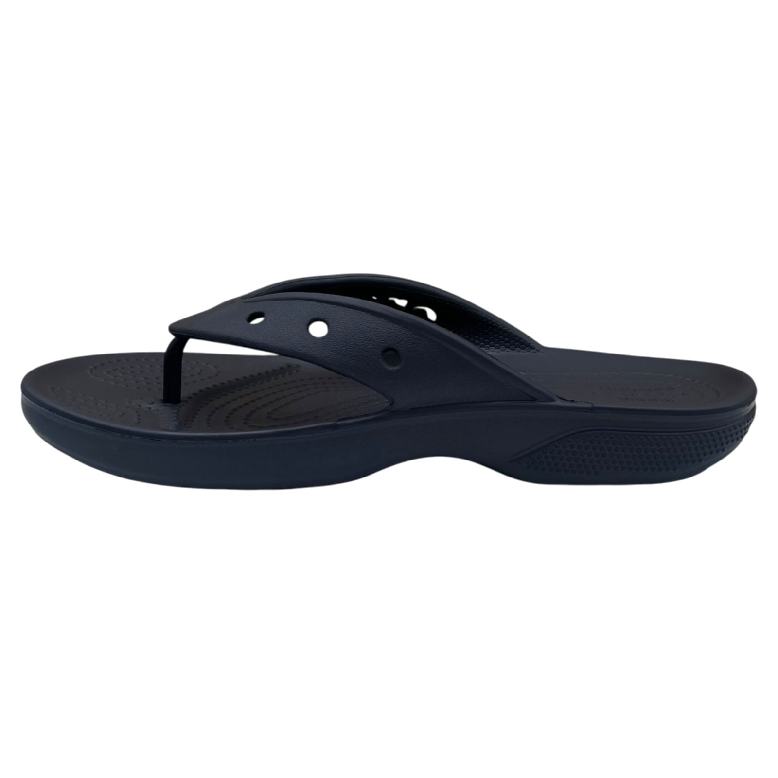 Crocs Baya II Women’s Flip Flop Sandals Size 8 Navy Blue Lightweight Flexible