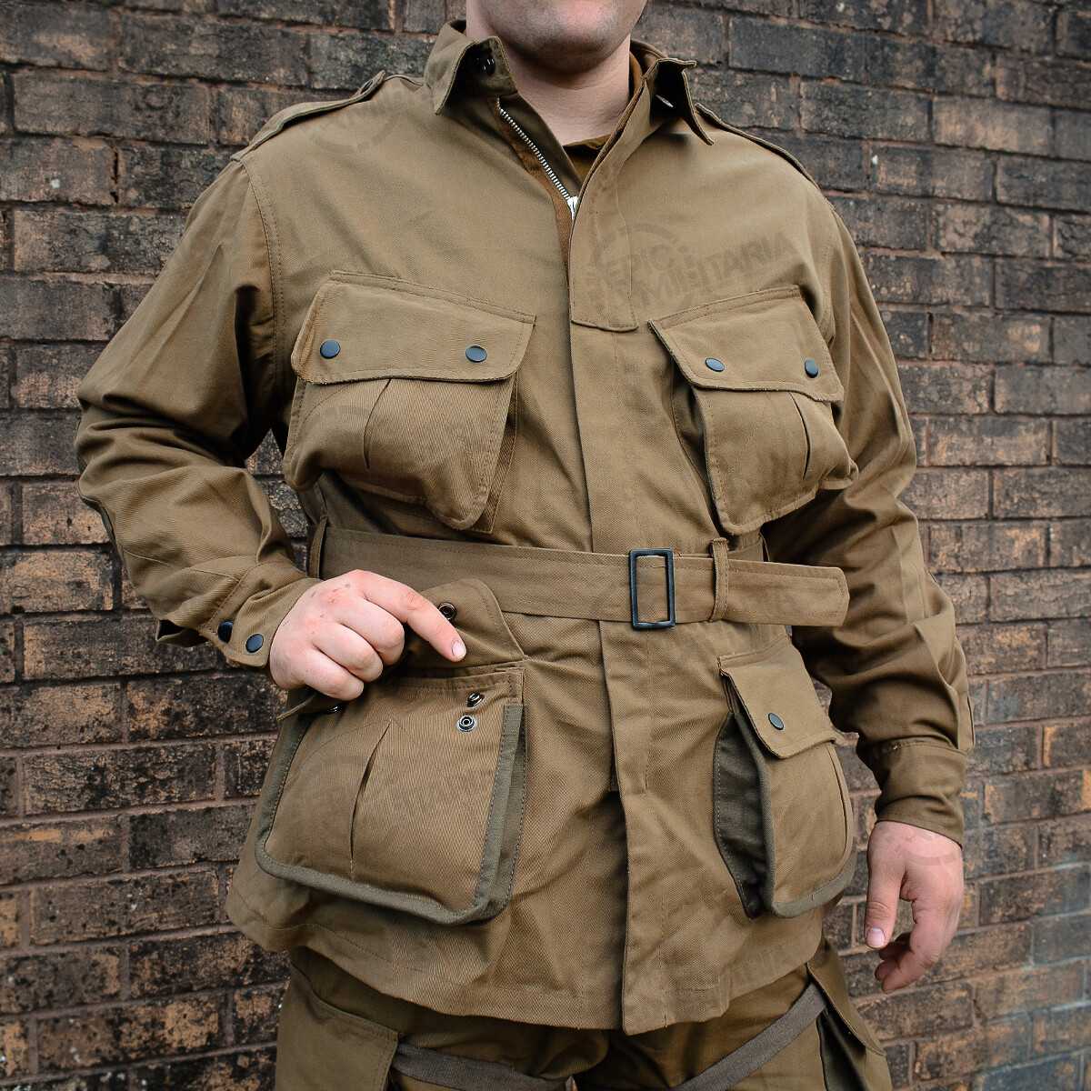 WW2 US Reinforced Airborne M1942 Jump Suit Jacket Paratrooper Repro All Sizes