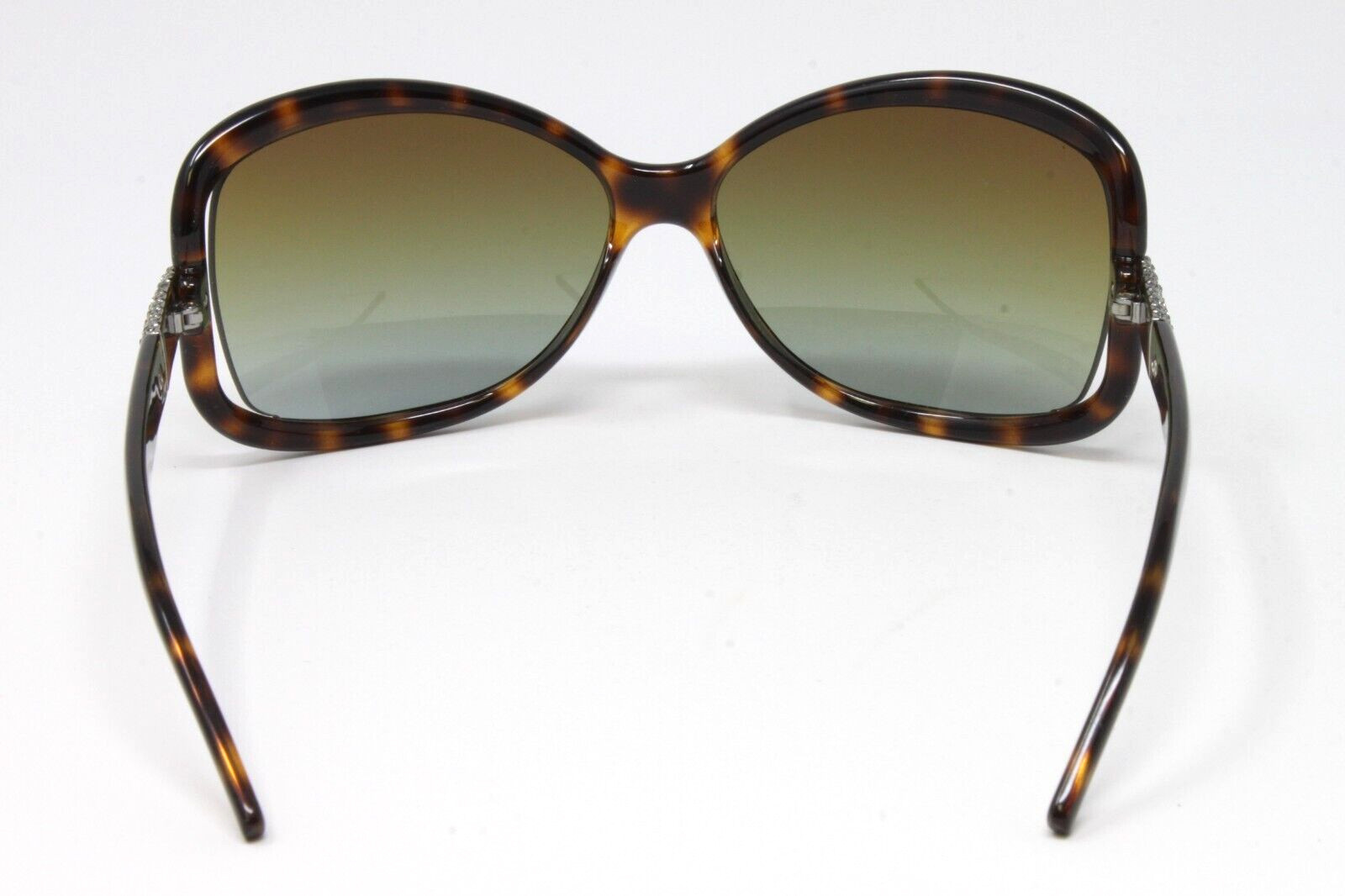 Valentino Sunglasses Women’s Plastic w/ Stones Havana 62mm Brown Lens 5559S-V088