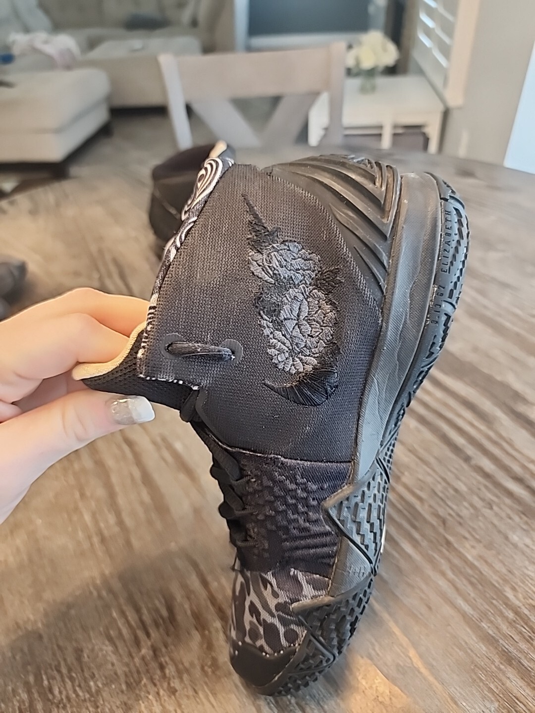 Size 5y – Nike Kyrbrid 2 What The Black Basketball Sneaker (CQ9323-001)
