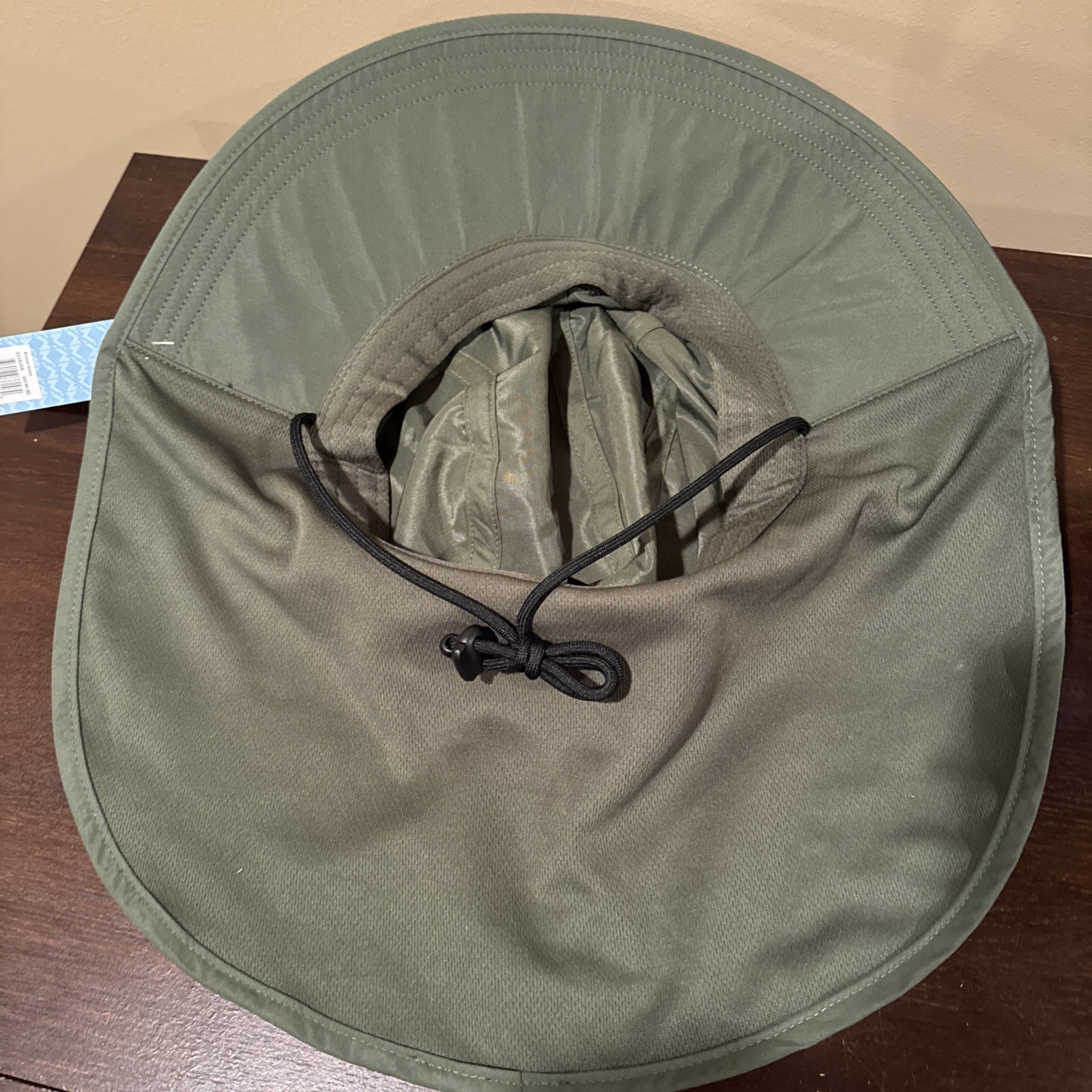 Mission Unisex 1 Size Fits Most Cooling Sun Protector Hat Bronze Green Neck Flap