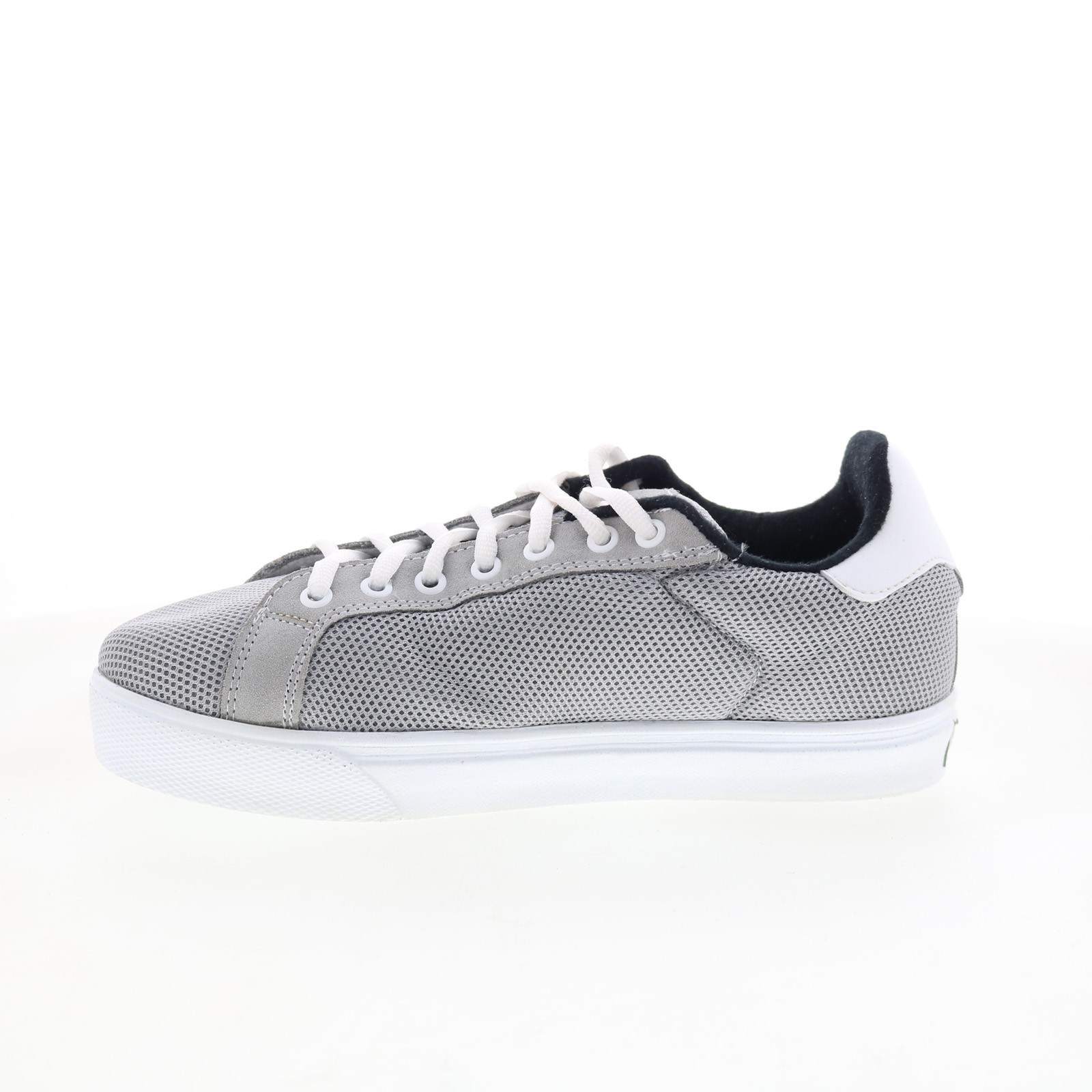 Hitchcock 931 Mens Gray Extra Wide 3E Canvas Lifestyle Sneakers Shoes