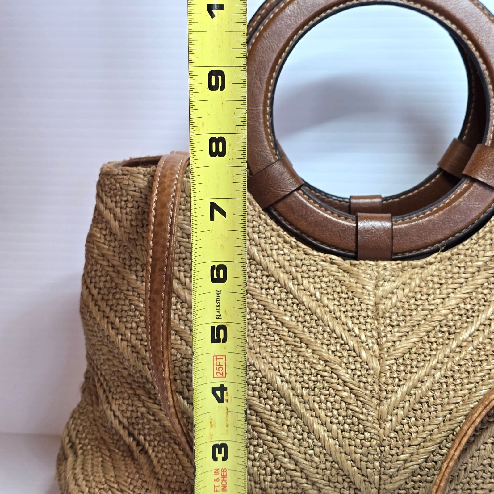 Rosetti Lt. Brown Tan Woven Convertible Shoulder Crossbody Bag Purse Handbag
