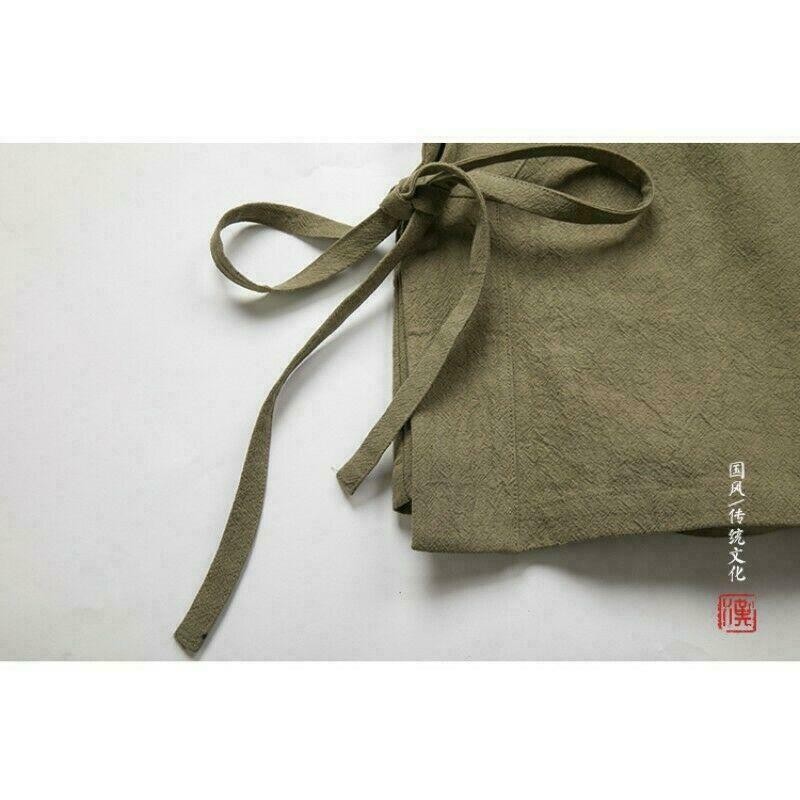 Hanfu Men’s Jacket Cotton Linen Tops Coat Casual Zen Suit Retro Loose Ethnic New