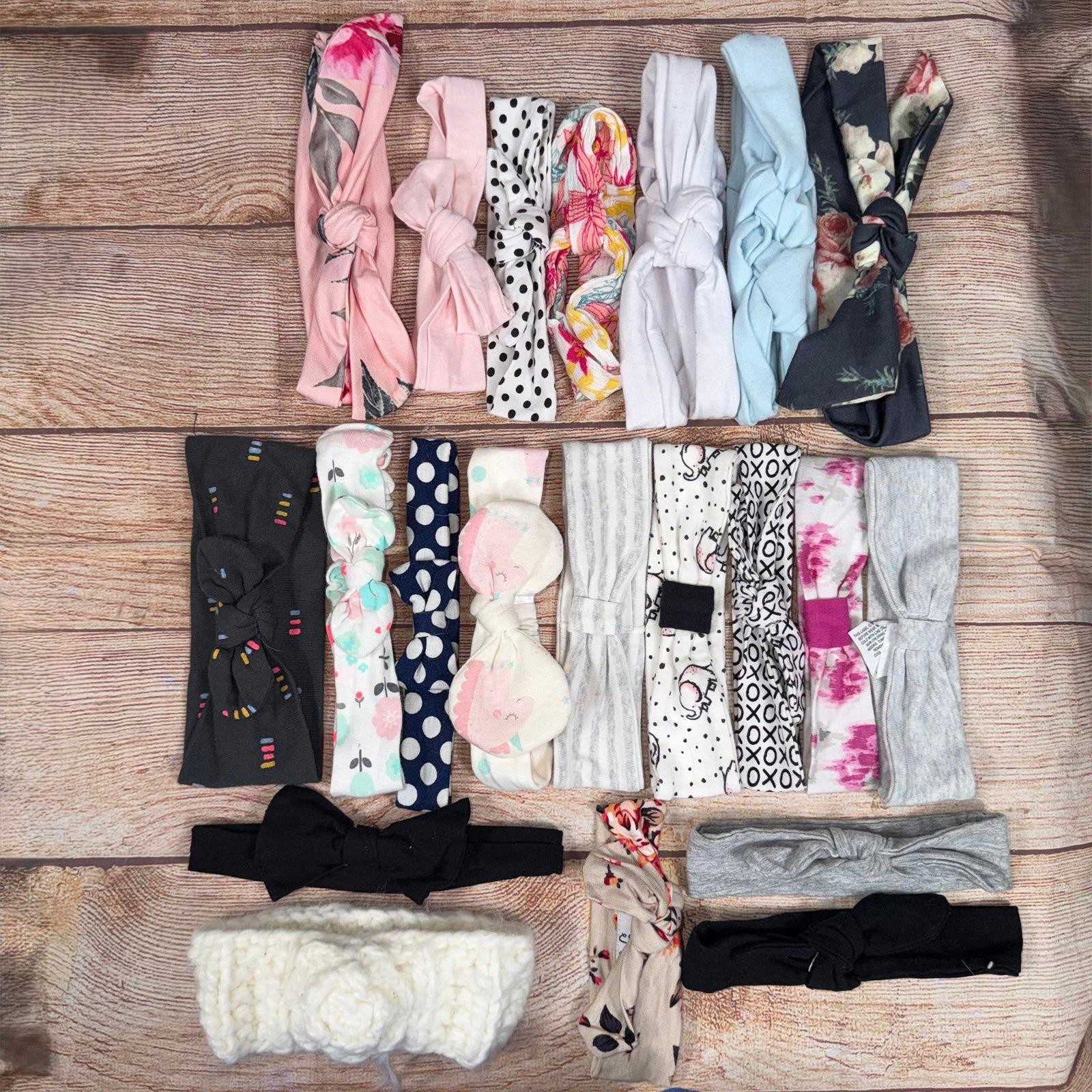 Assorted Baby/Toddler Patterned and Solid Color Headbands