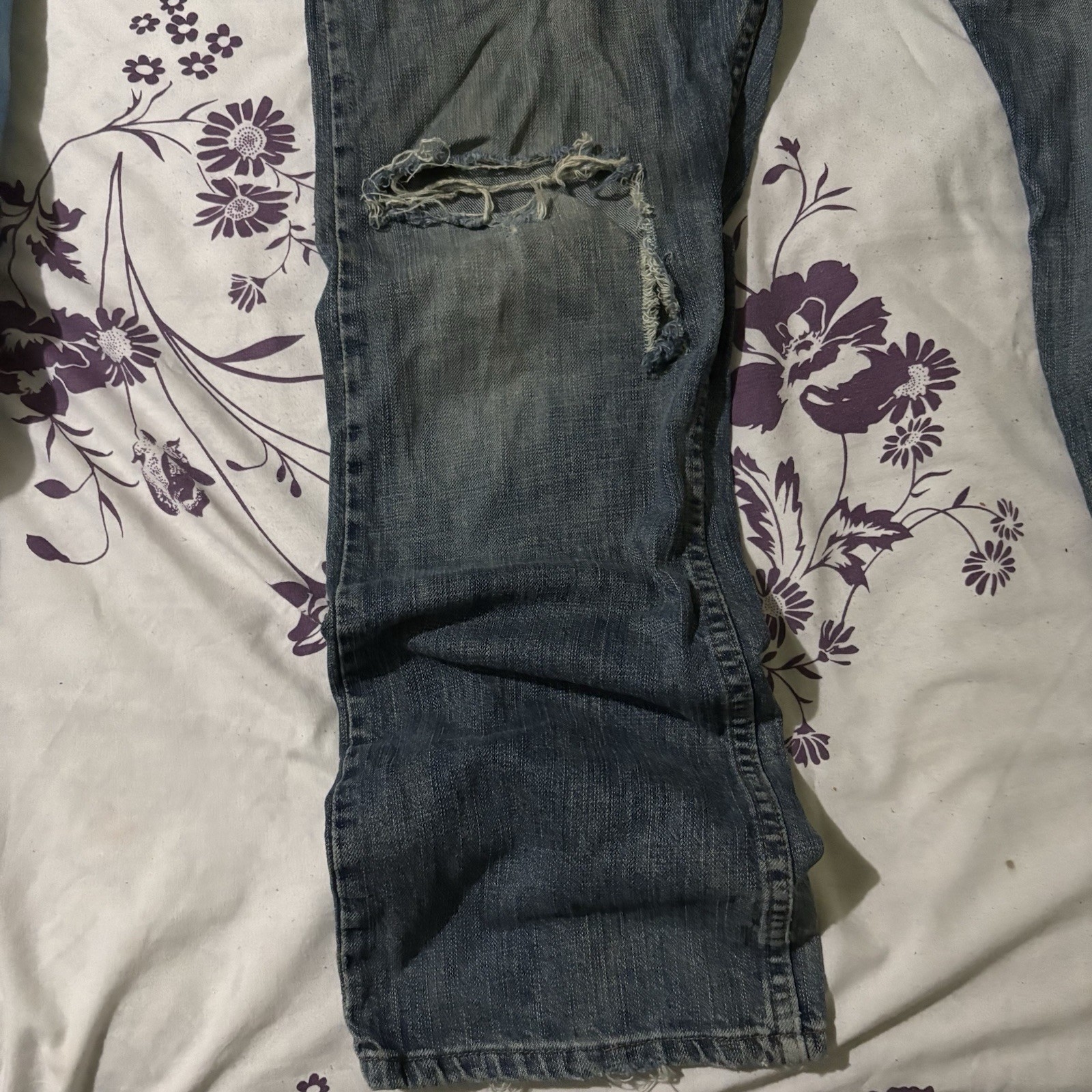 Wrangler Originals Relaxed Boot Distressed Jeans 30×30