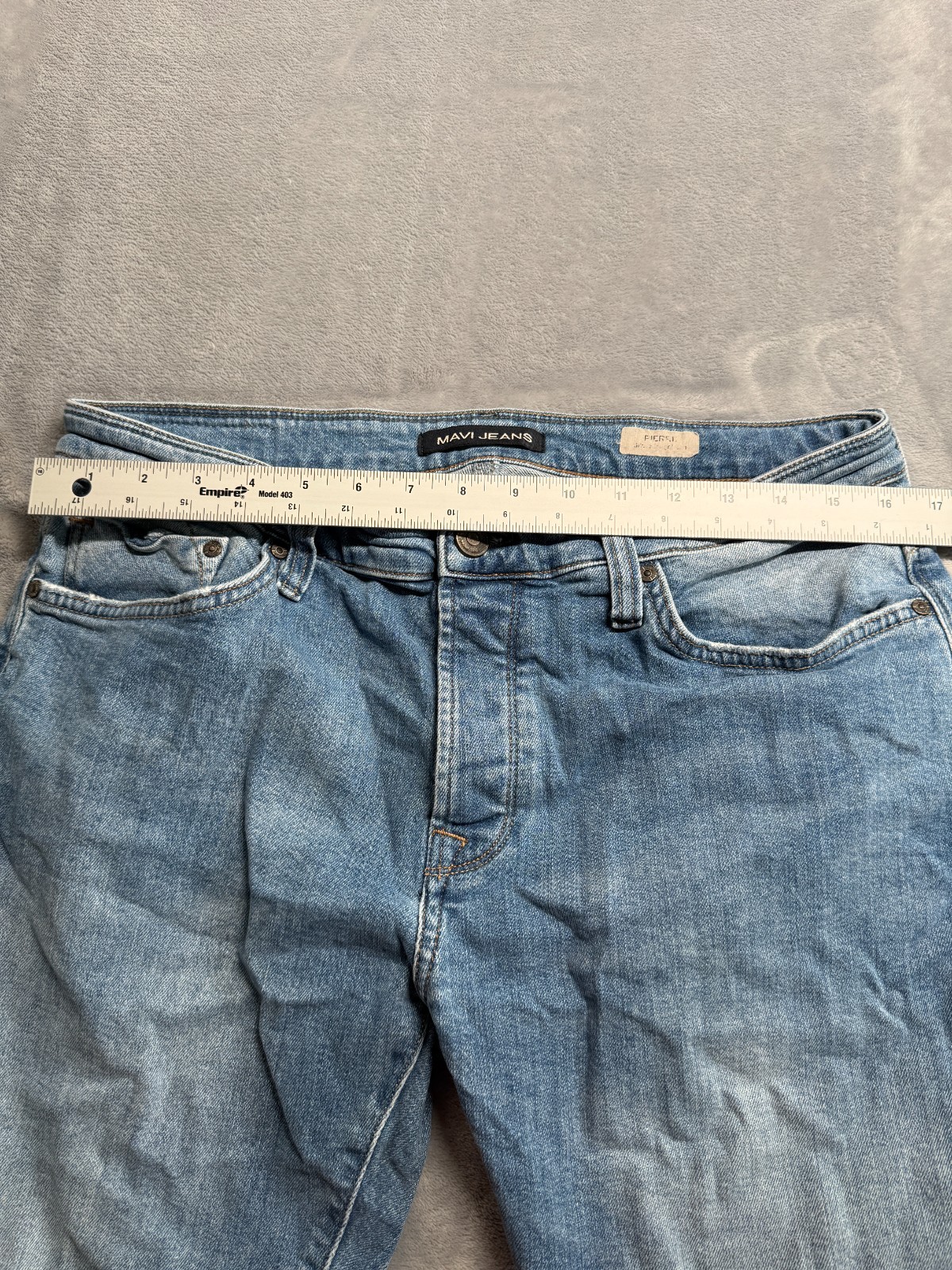 Mavi Jeans Mens 34×32 Blue Denim Mid Rise Straight Leg All Day Comfort Classic