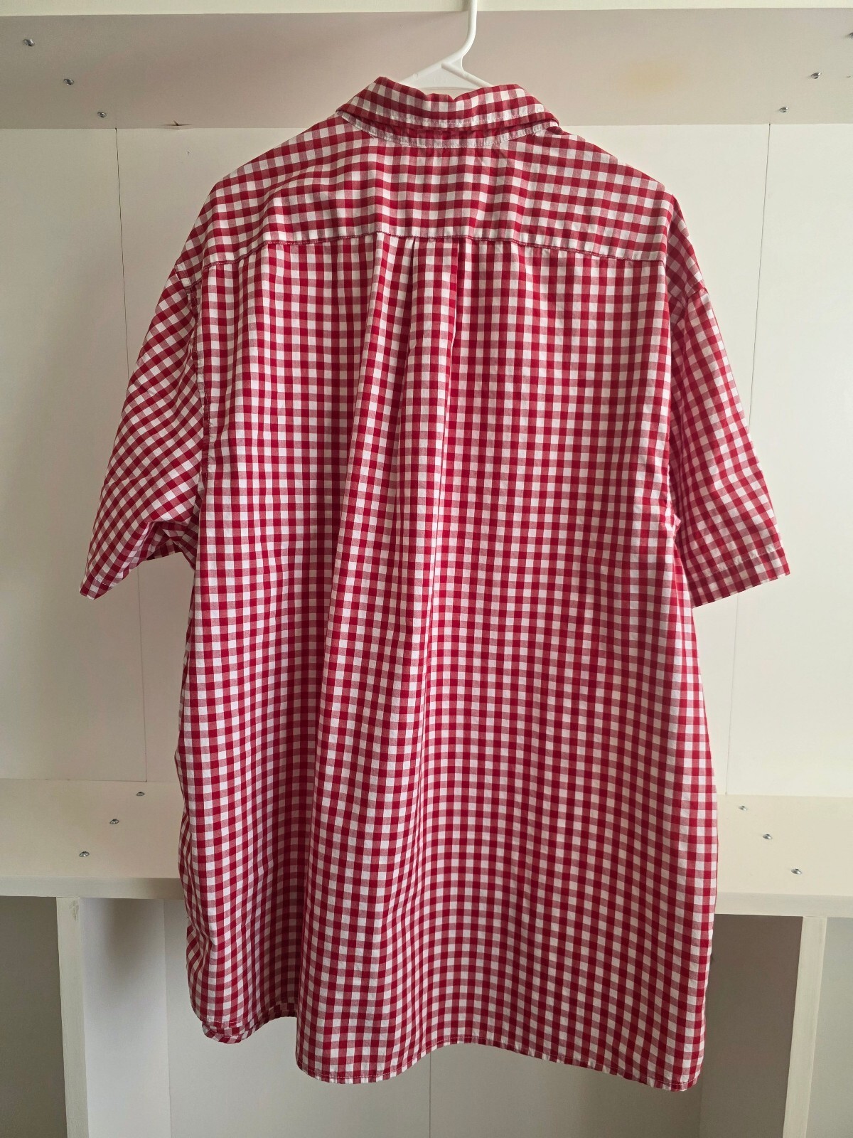U.S. Polo Assn. Men’s XLT Gingham Short Sleeve Button-Up Shirt