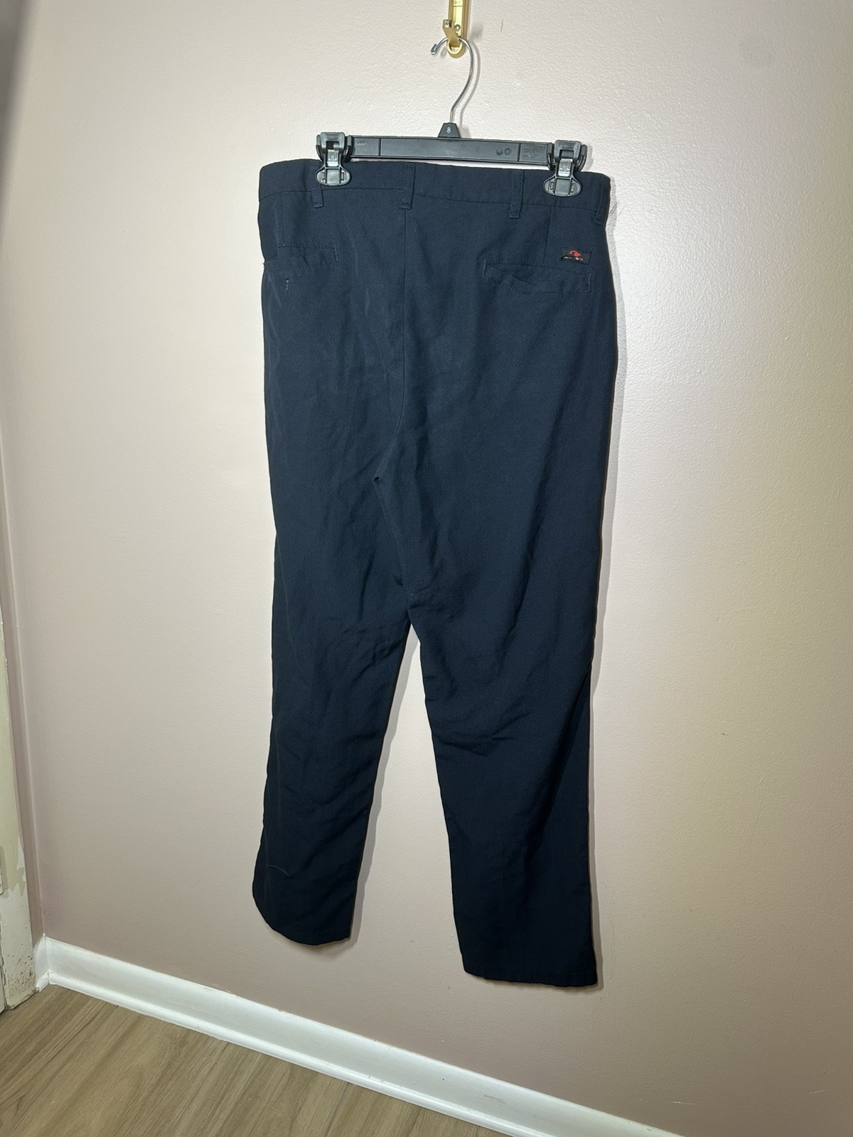 Bulwark FR Flame Resistant Work Pants Men 34 Navy Blue Industrial Safety Utility