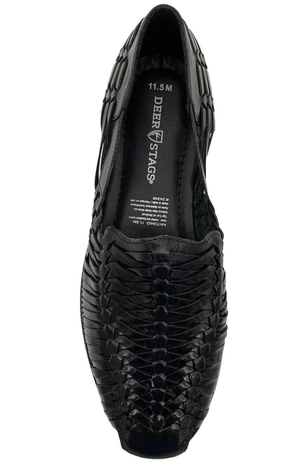 Deer Stags Men’s Antonio Huarache Sandal Black