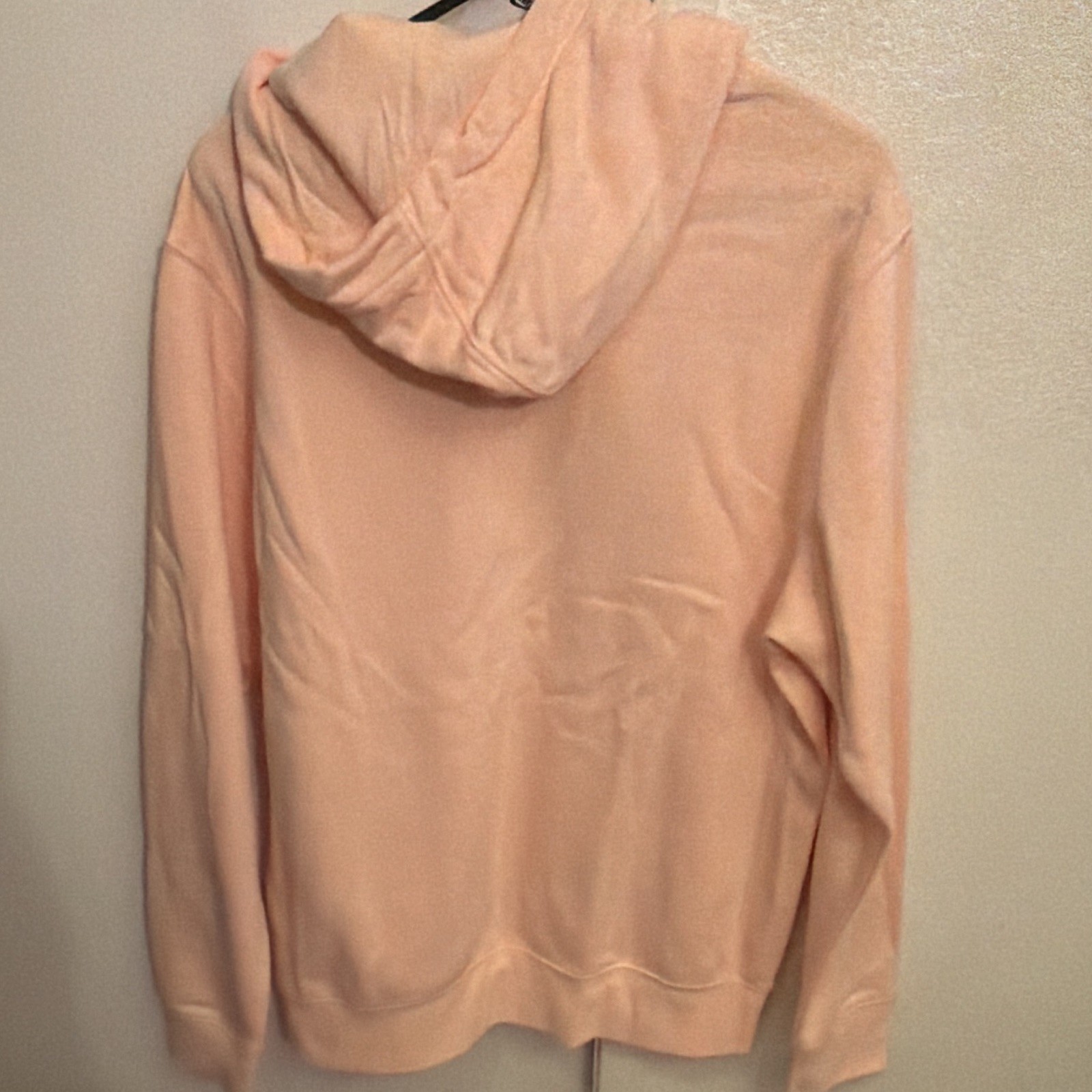 Nike Men’s Pink Logo Pullover Hoodie w/ Drawstring Kangaroo Pocket Size M