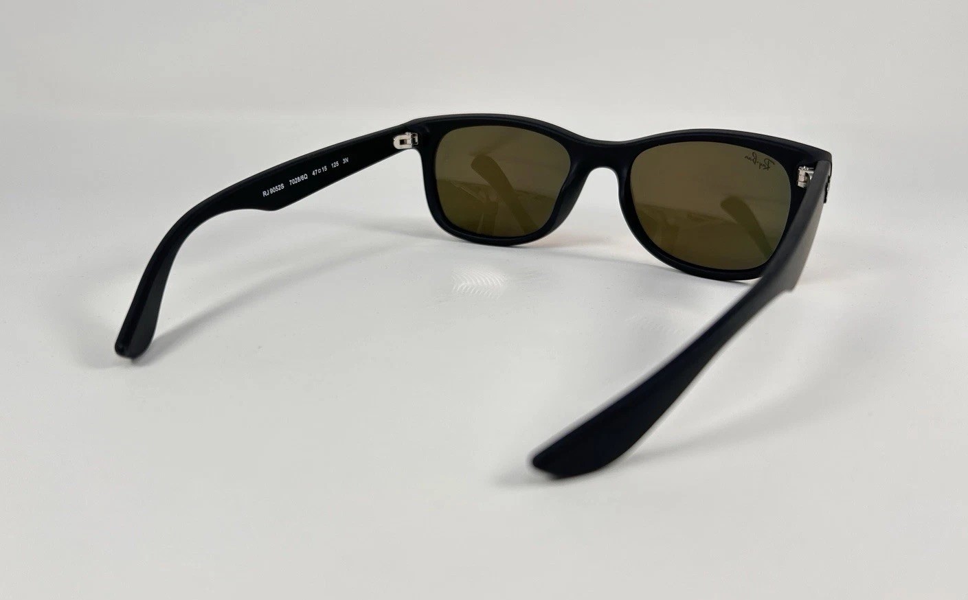 Ray-Ban Jr RJ9052S Black Rubber Matte Sunglasses 7028/6Q 47[]15-3N
