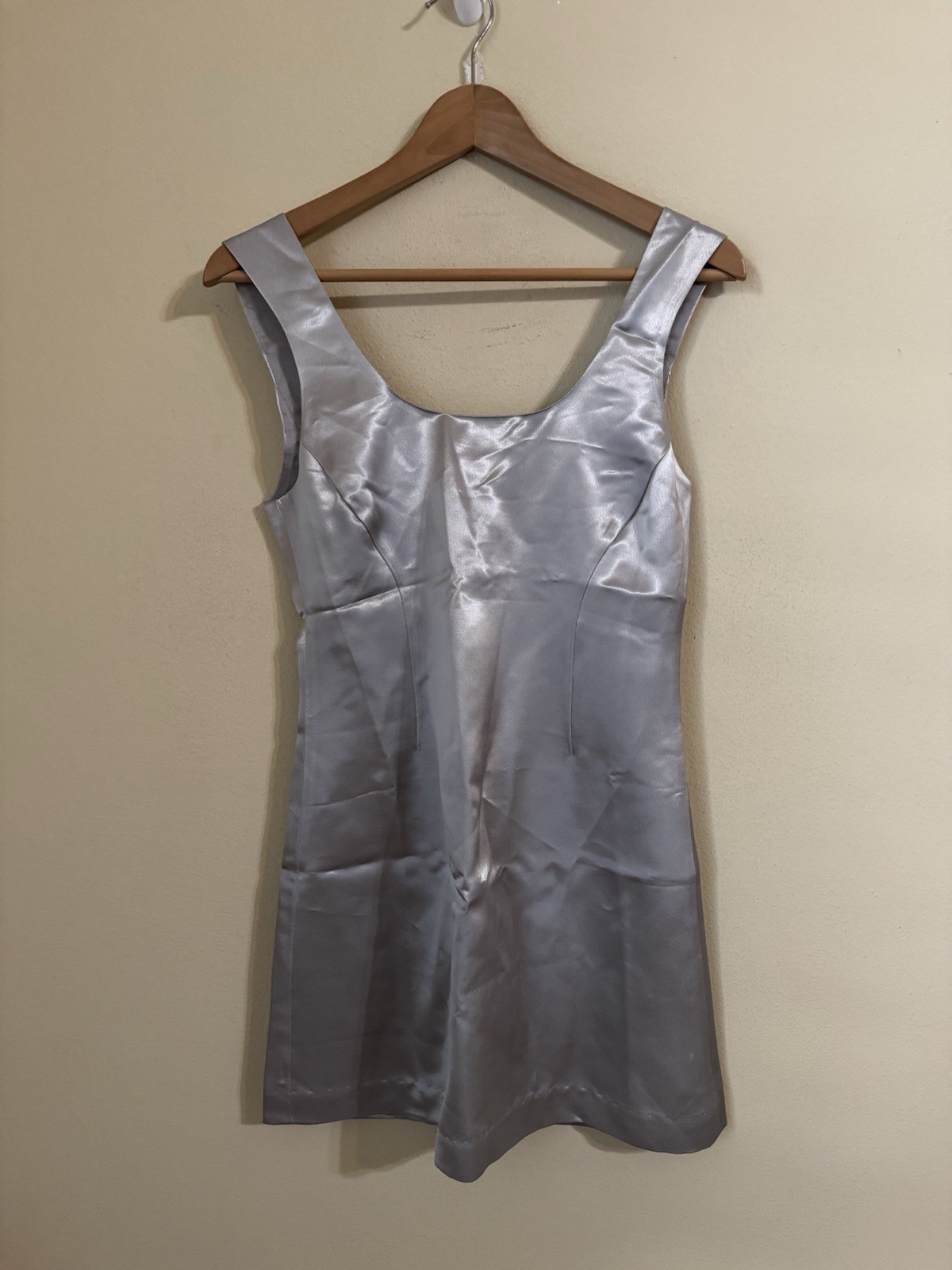 Kallmeyer New Eloise Mini Dress Mercury Liquid Twill Size 2