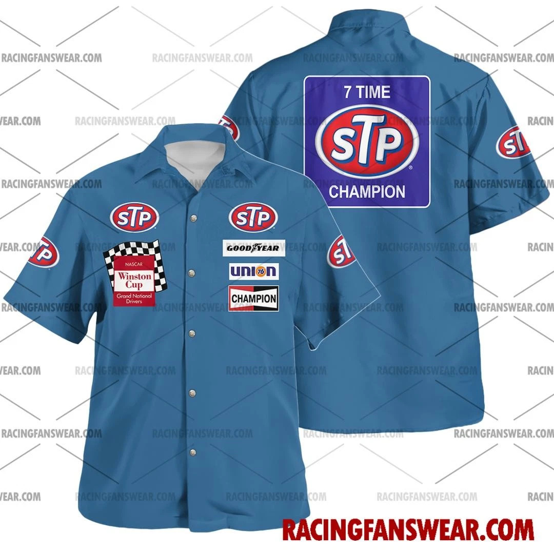 Richard Petty The King NASCAR Hawaiian Shirt 1981 Legend 3D Aloha Button Up Men