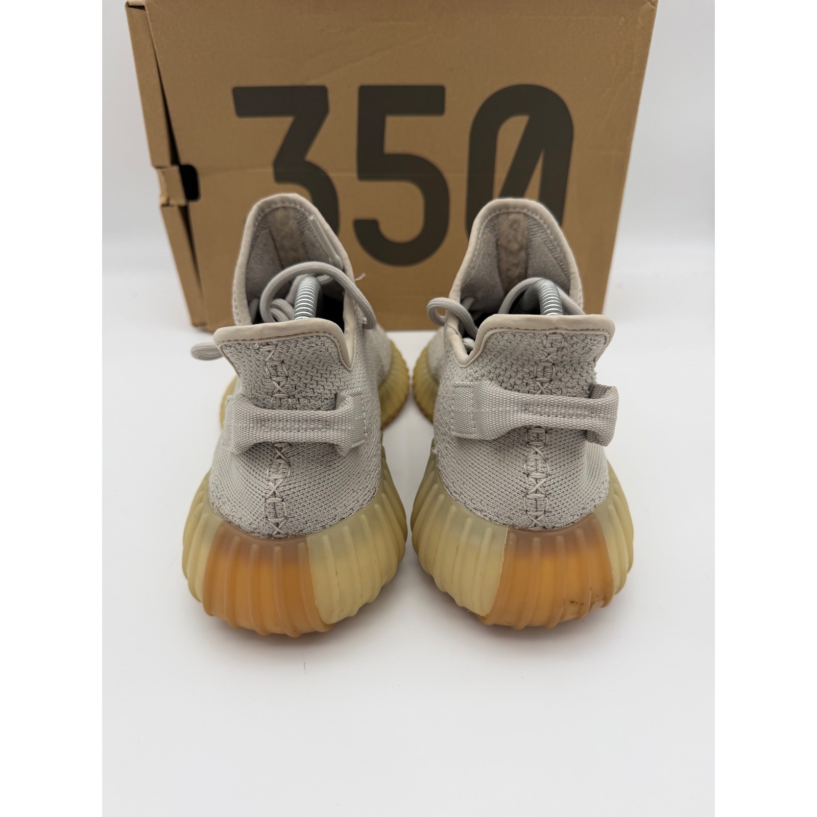 Adidas Yeezy Boost 350 V2 Sesame Grey Gum F99710 Mens Size 10 OG Box