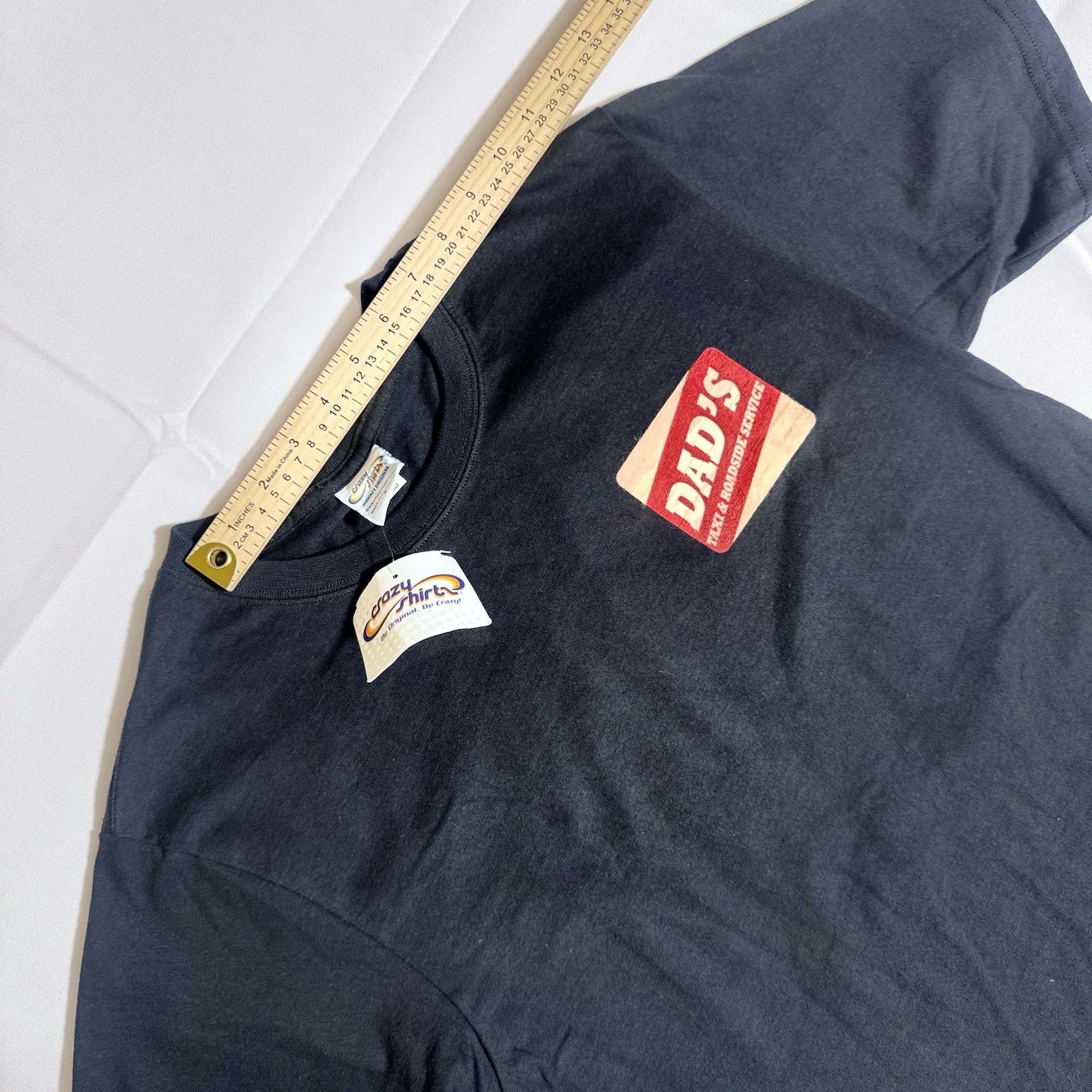 Crazy Shirts Graphic T, NWT, DAD’S, 100% Combed Cotton, Black, Female/Youth, S/M